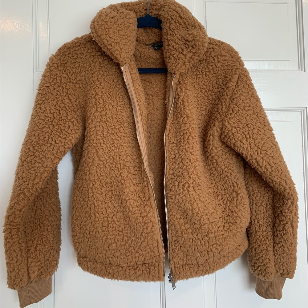Express Sherpa Zip Up Jacket